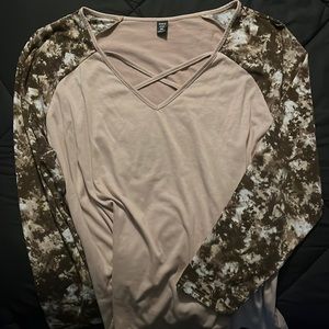 SHIEN 2X Long Sleeve Blouse
